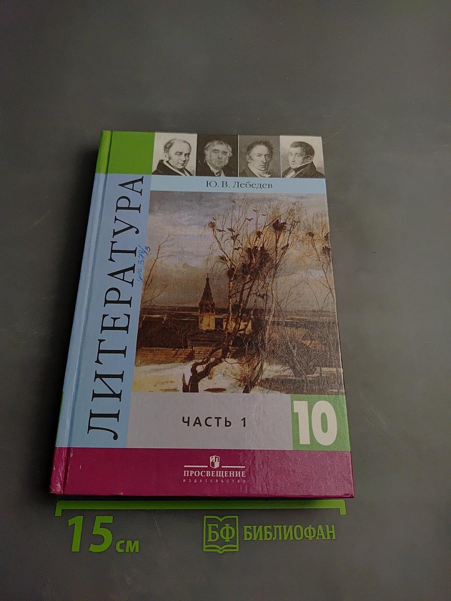 Литература. 10 класс. Часть 1. Базовый и профильный уровни