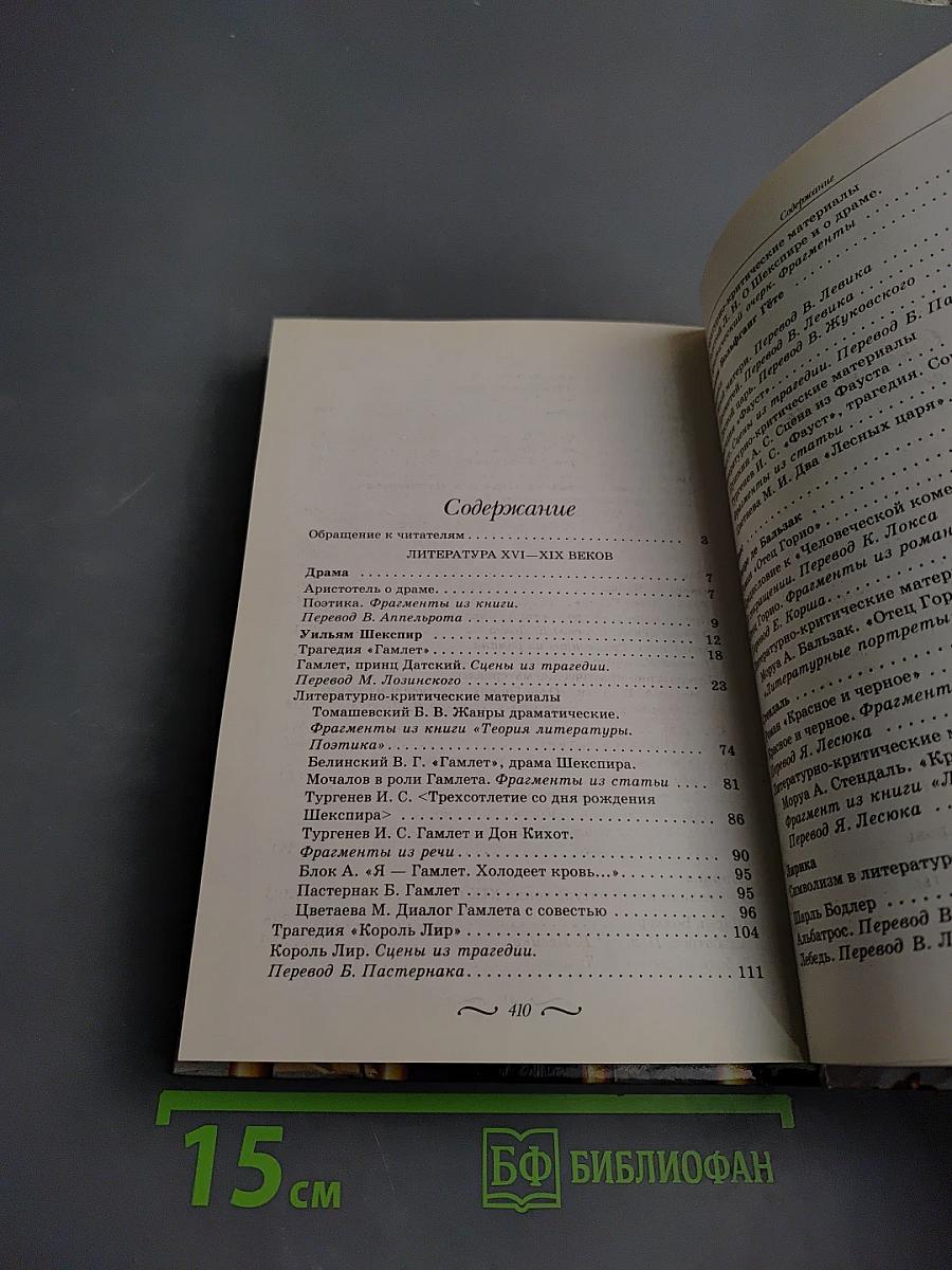 Зарубежная литература 10-11 классы. Часть 1. Учебник-хрестоматия