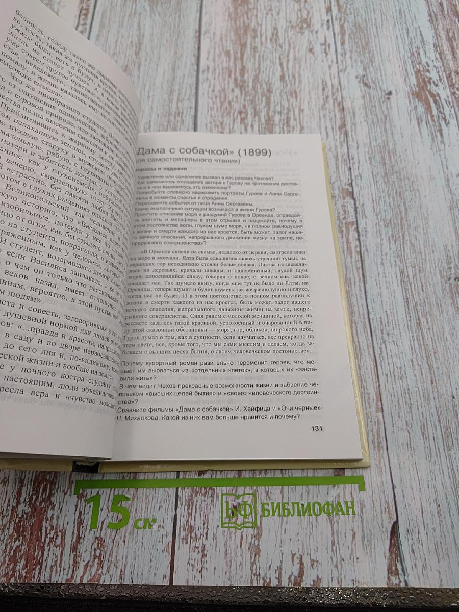 Литература 11 класс, Часть 1