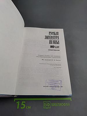 Русская литература XIX века. 10 класс. Практикум