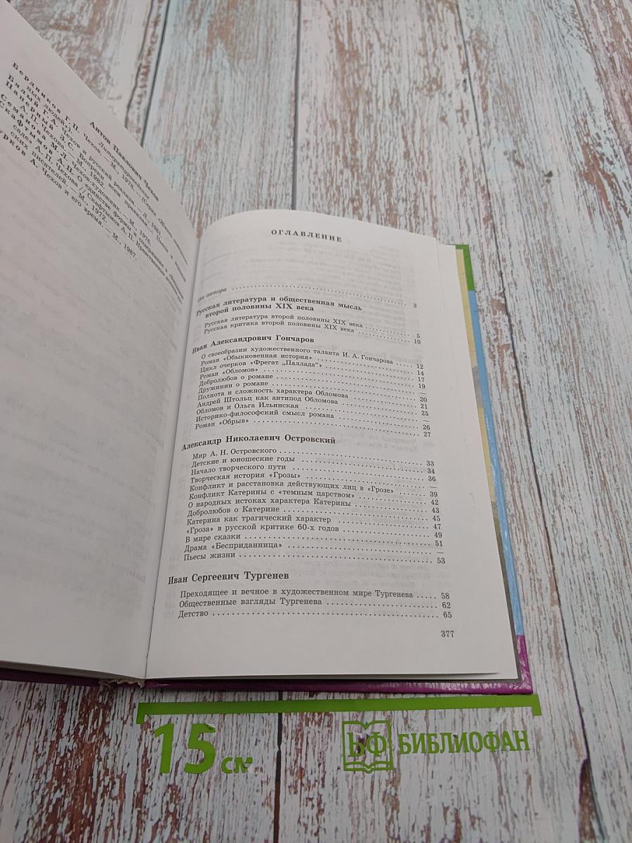 Русская литература XIX века. 10 класс. Часть вторая