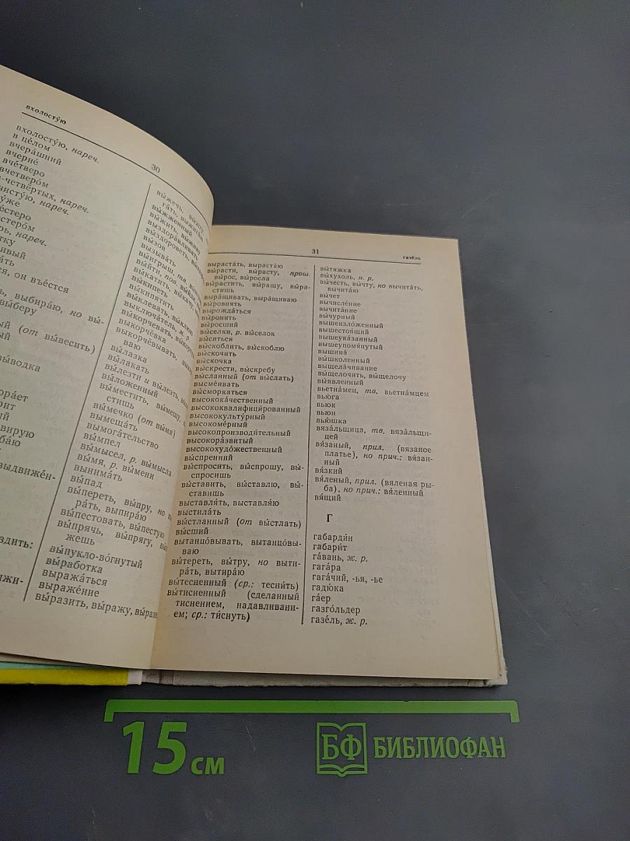 Орфографический словарь для учащихся средней школы