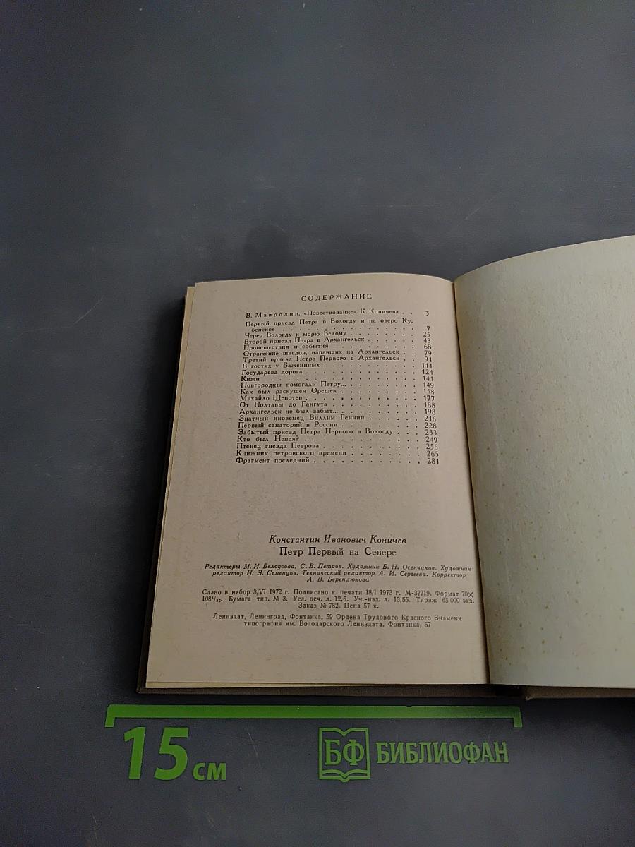 Петр Первый на Севере