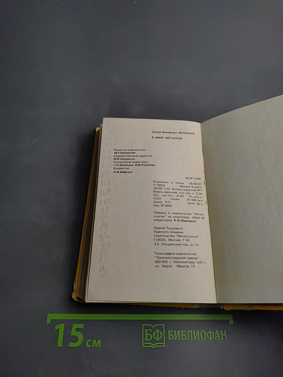 В мире металлов