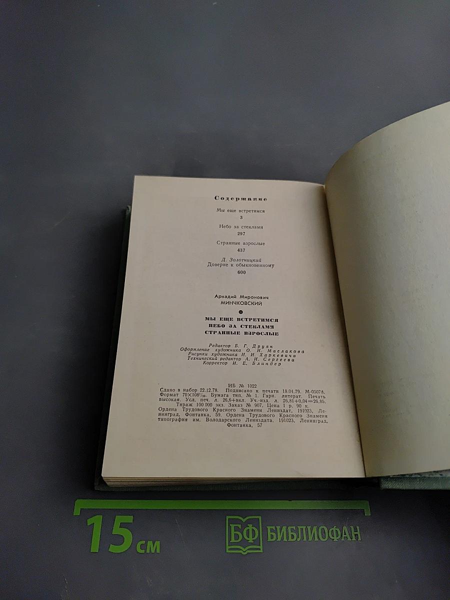 Мы еще встретимся. Небо за стеклами. Странные взрослые