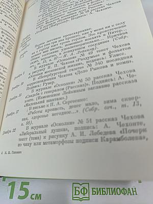 Летопись жизни и творчества А.П. Чехова