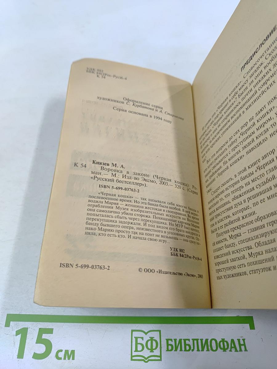 Воровка в законе. Черная кошка