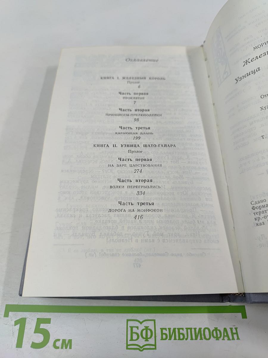 Железный король. Узница Шато-Гайара