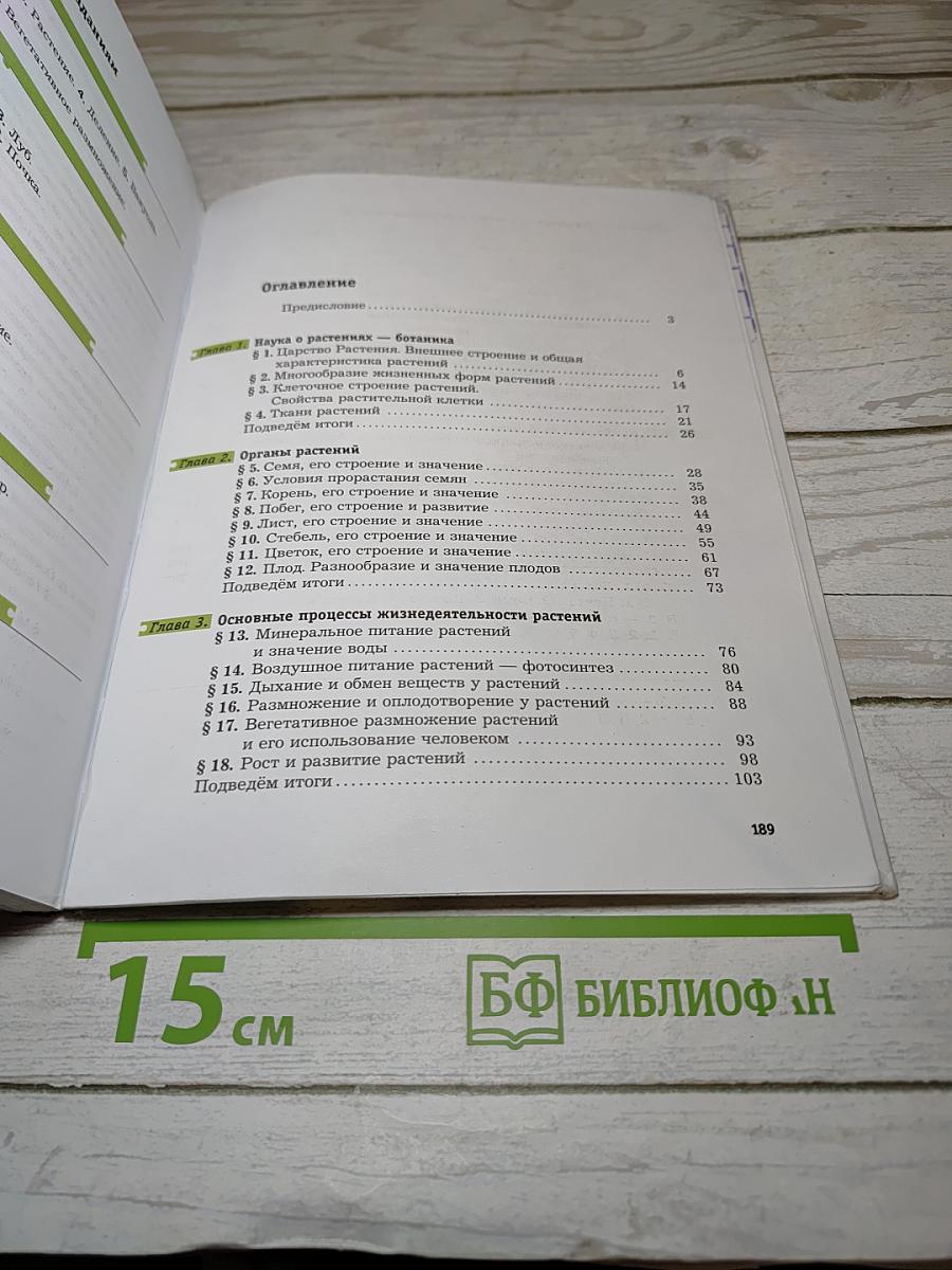 Биология 6 класс