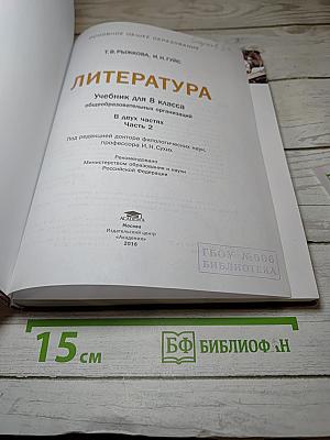 Литература. Учебник для 8 класса. Часть 2