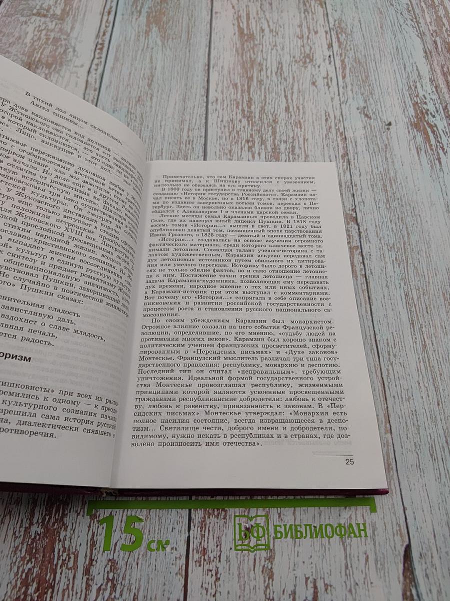 Литература 10 класс. Часть 1