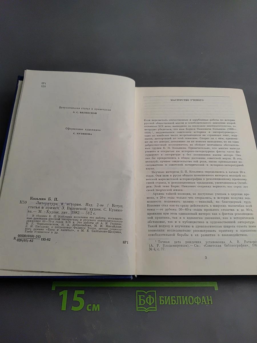 Литература и история