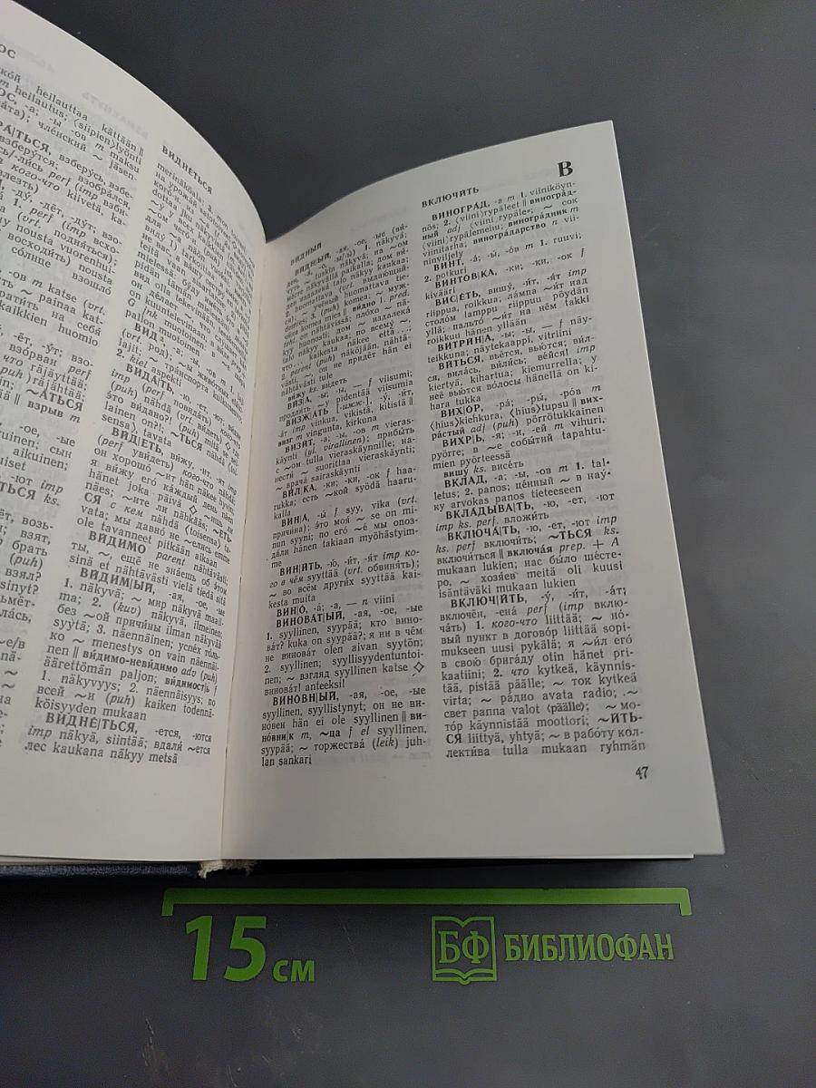 Русско-финский учебный словарь