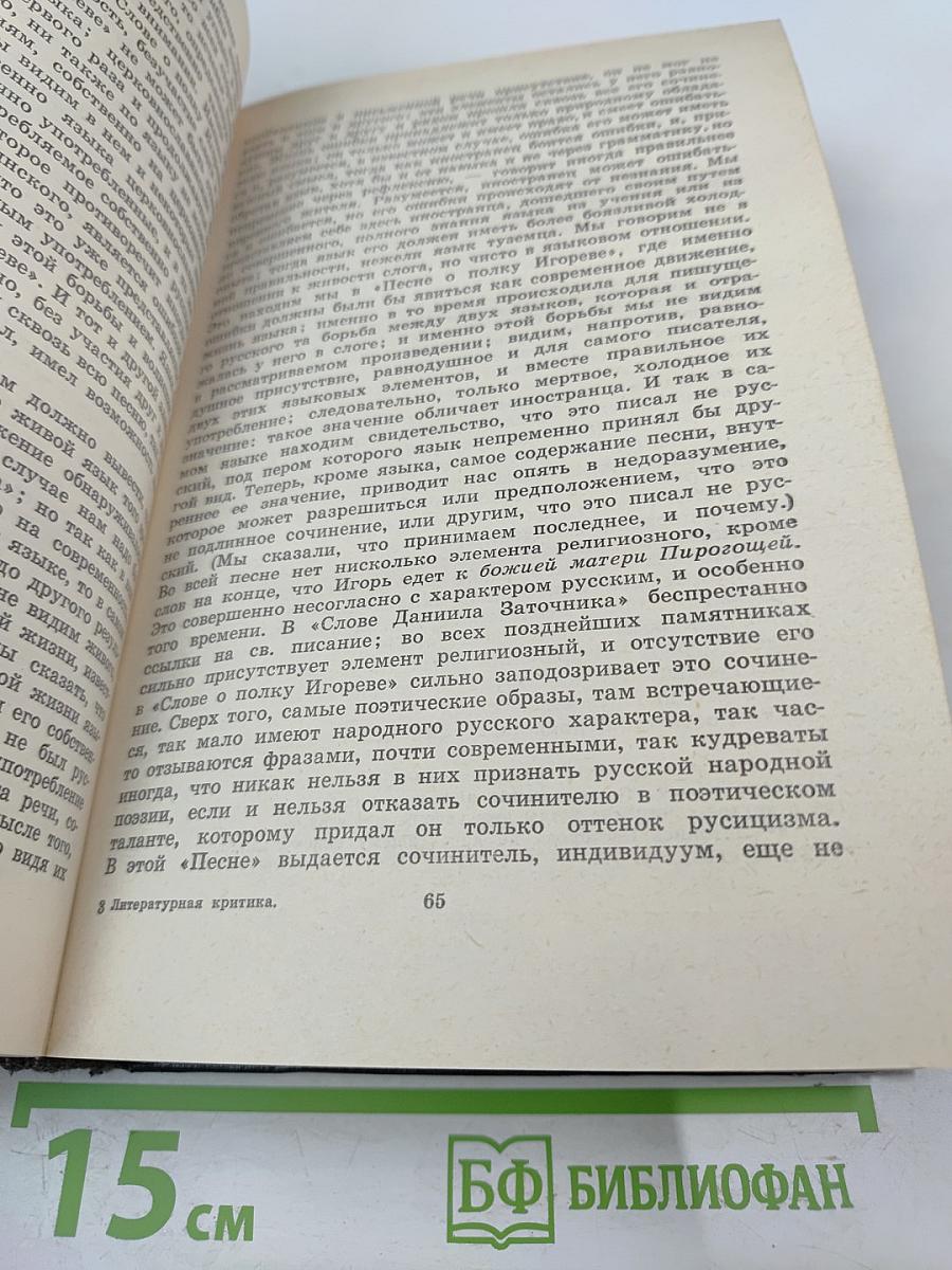 Литературная критика