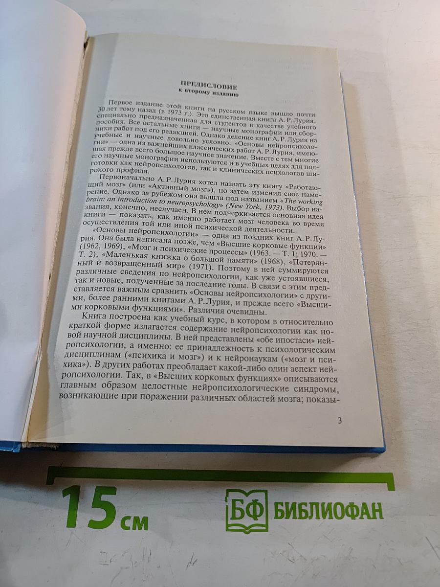Основы Нейропсихологии