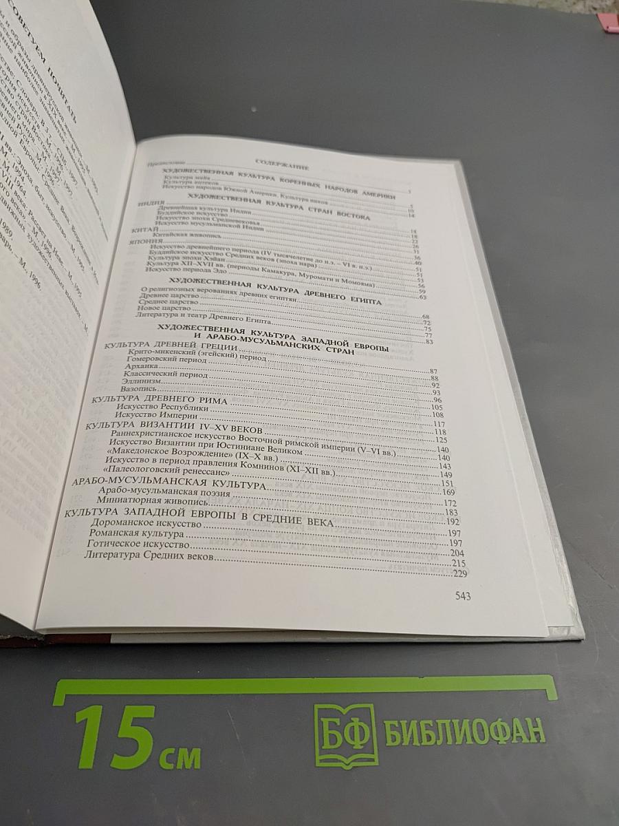 Мировая художественная культура