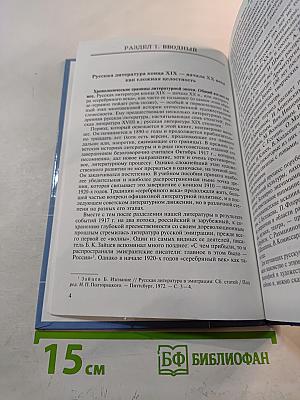История русской литературы конца XIX - начала XX века. Том 1