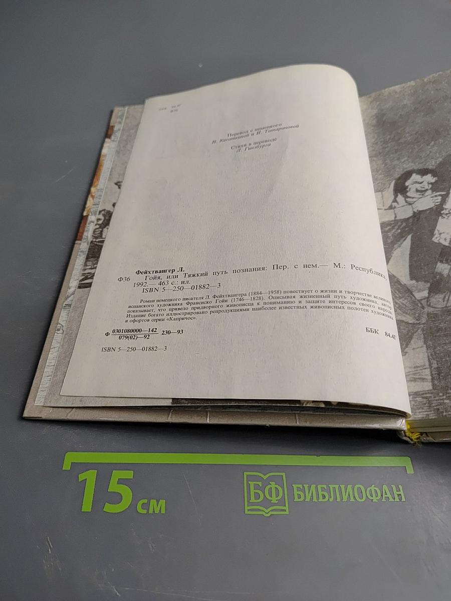 Гойя или тяжкий путь познания