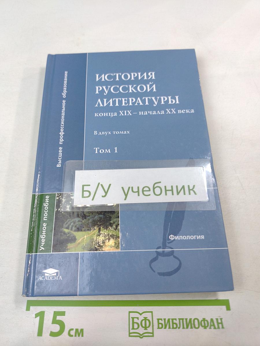 История русской литературы конца XIX – начала XX века. В двух томах. Том 1