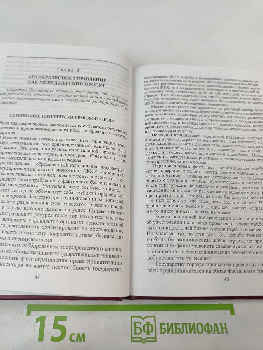 Практика антикризисного управления