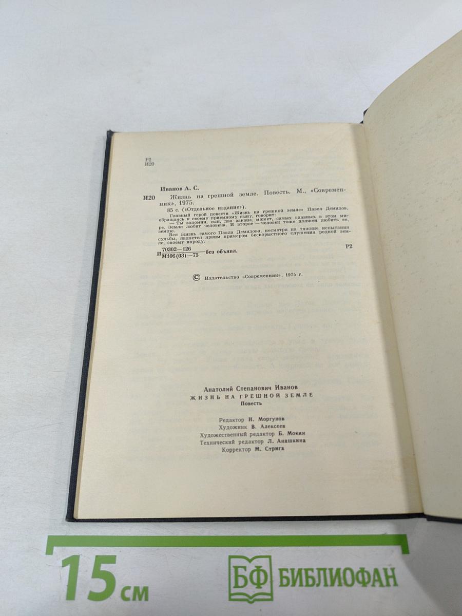 Жизнь на грешной земле