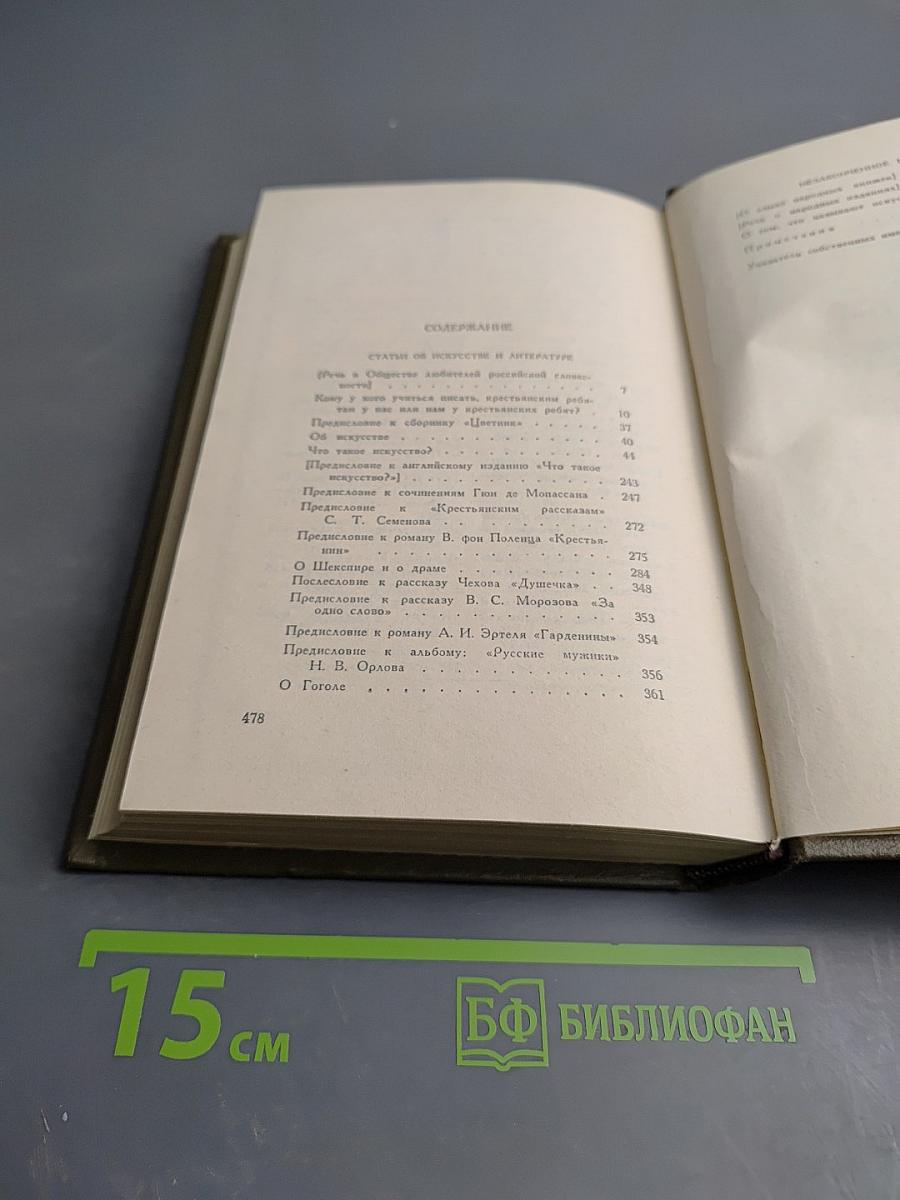 Собрание сочинений. Том пятнадцатый. Статьи об искусстве и литературе