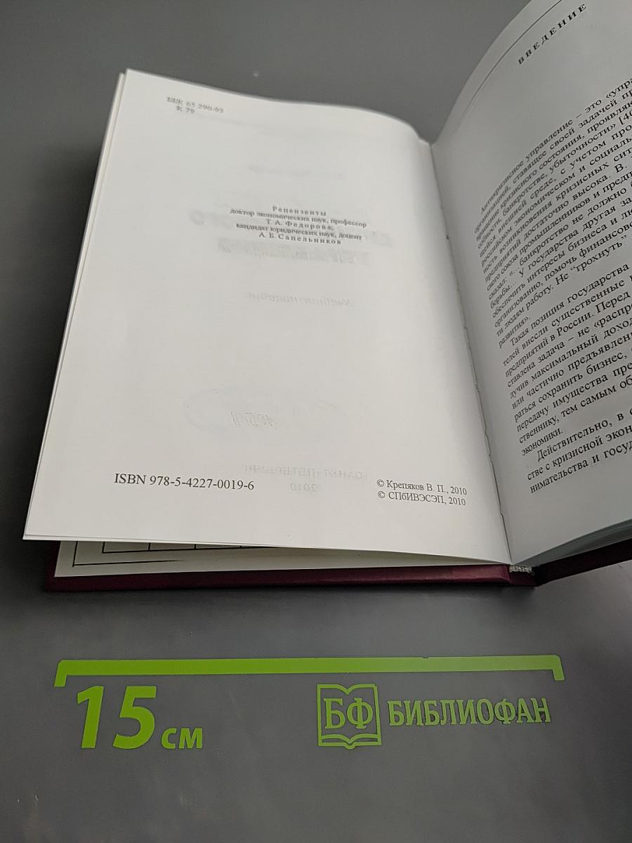 Практика антикризисного управления