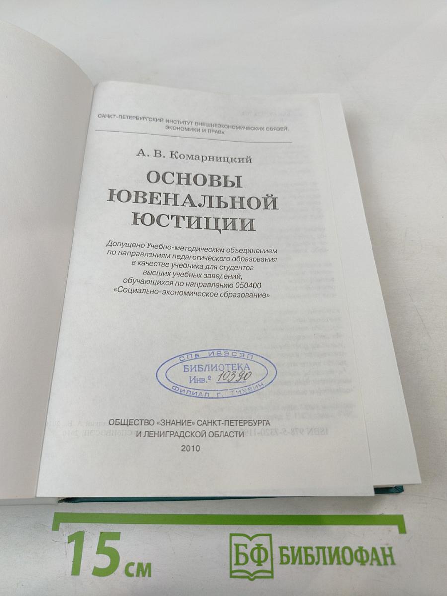 Основы ювенальной юстиции