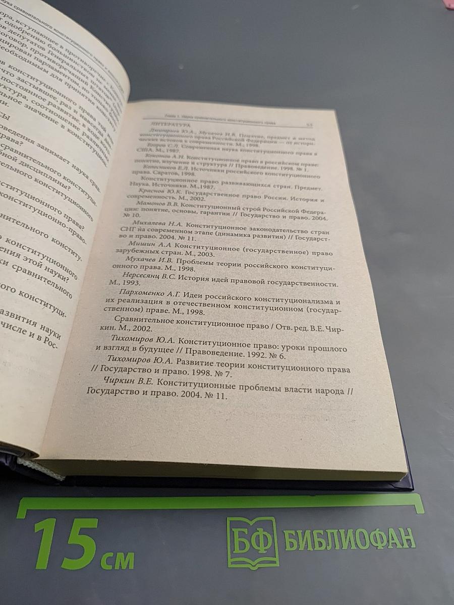 Сравнительное конституционное право