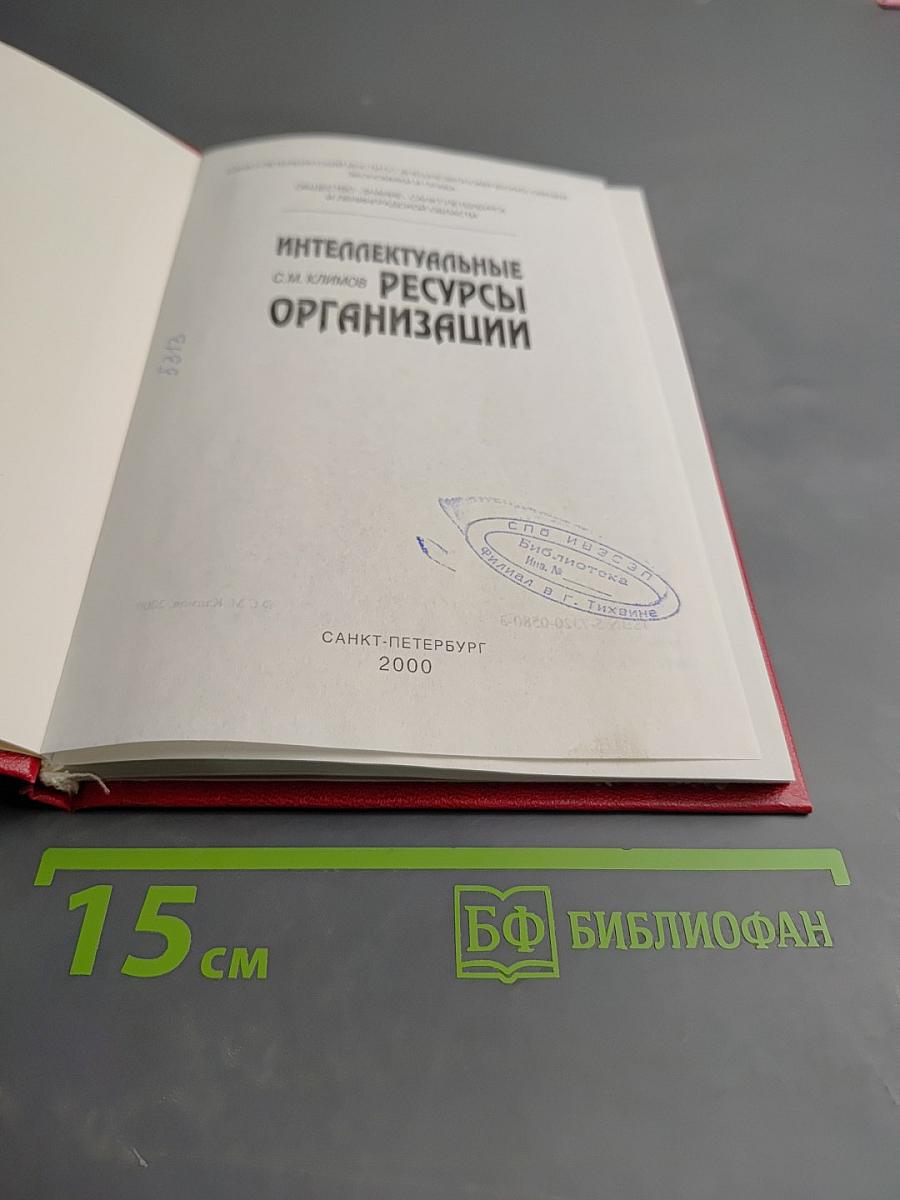 Интеллектуальные ресурсы организации