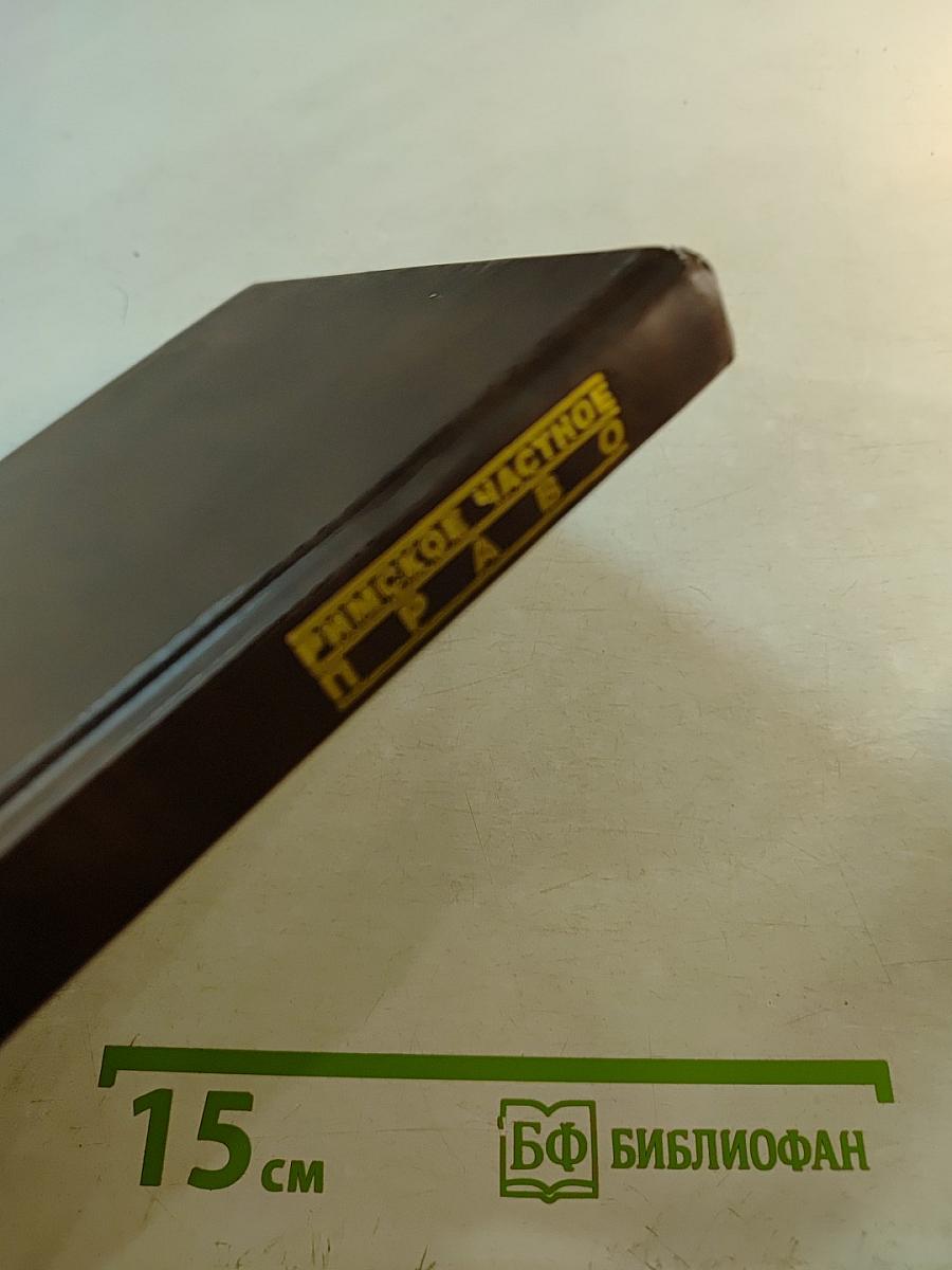 Римское частное право. Курс лекций в схематическом изложении