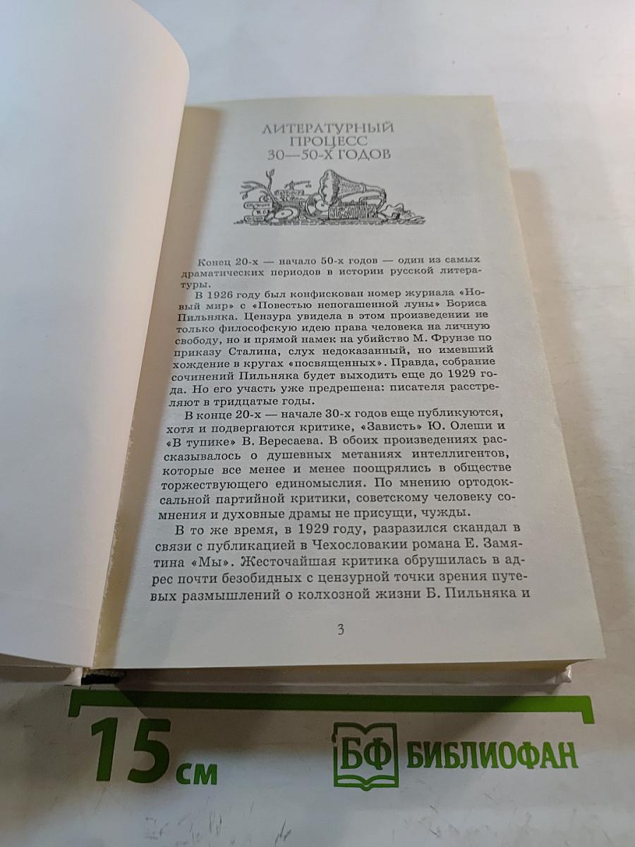 Русская литература XX века 11 класс, часть 2