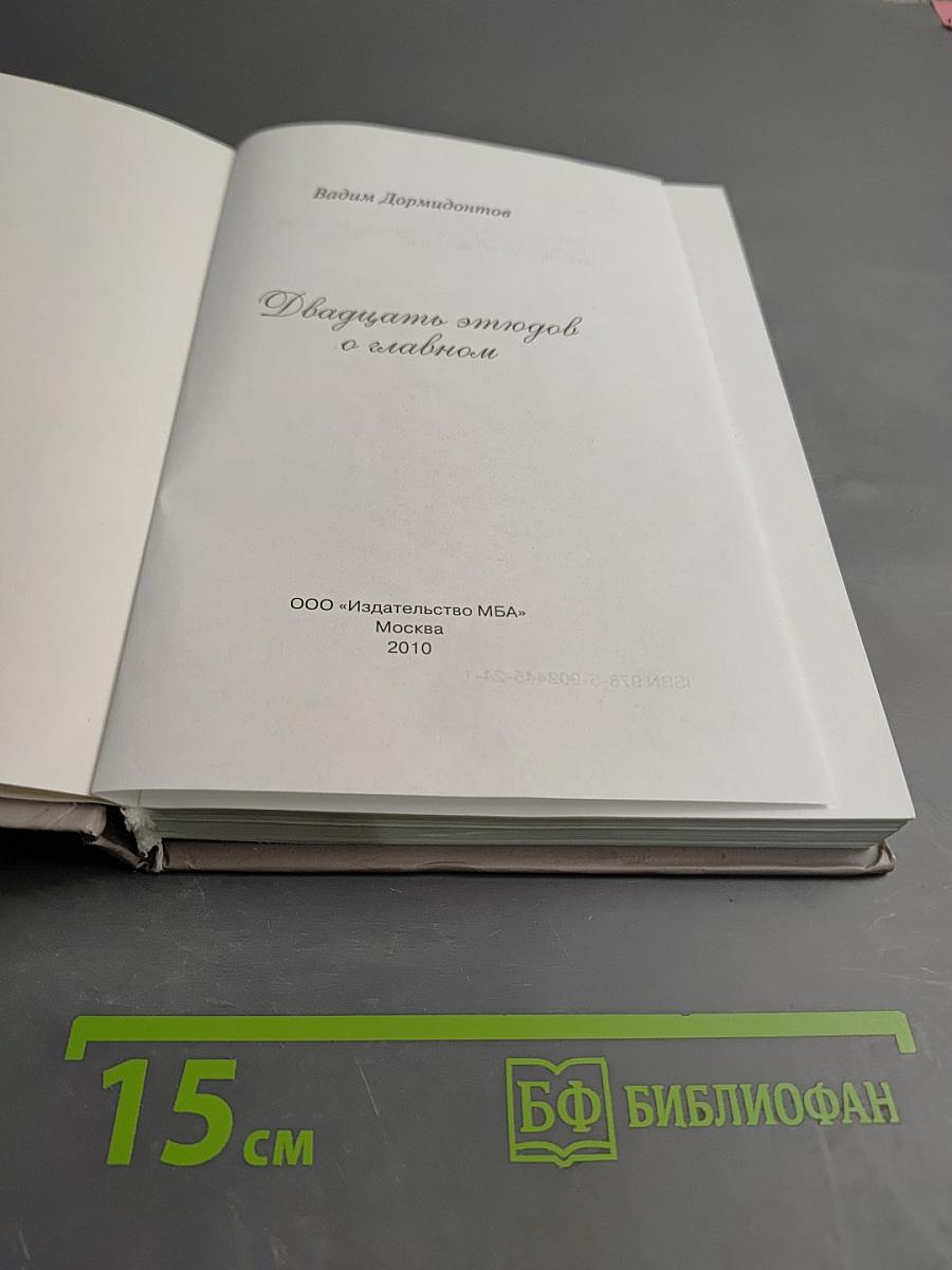 Двадцать этюдов о главном