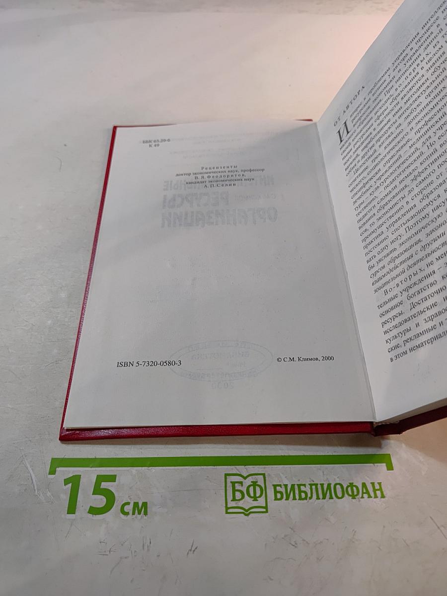 Интеллектуальные ресурсы организации