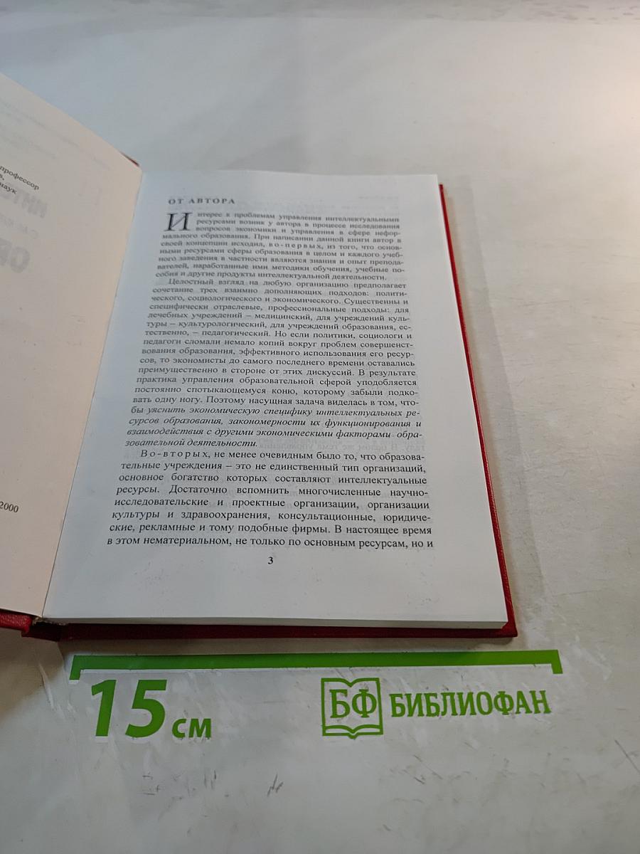 Интеллектуальные ресурсы организации