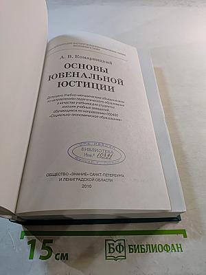 Основы ювенальной юстиции