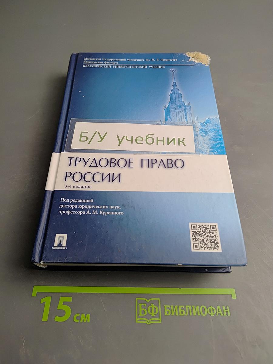Трудовое право России. 3-е издание