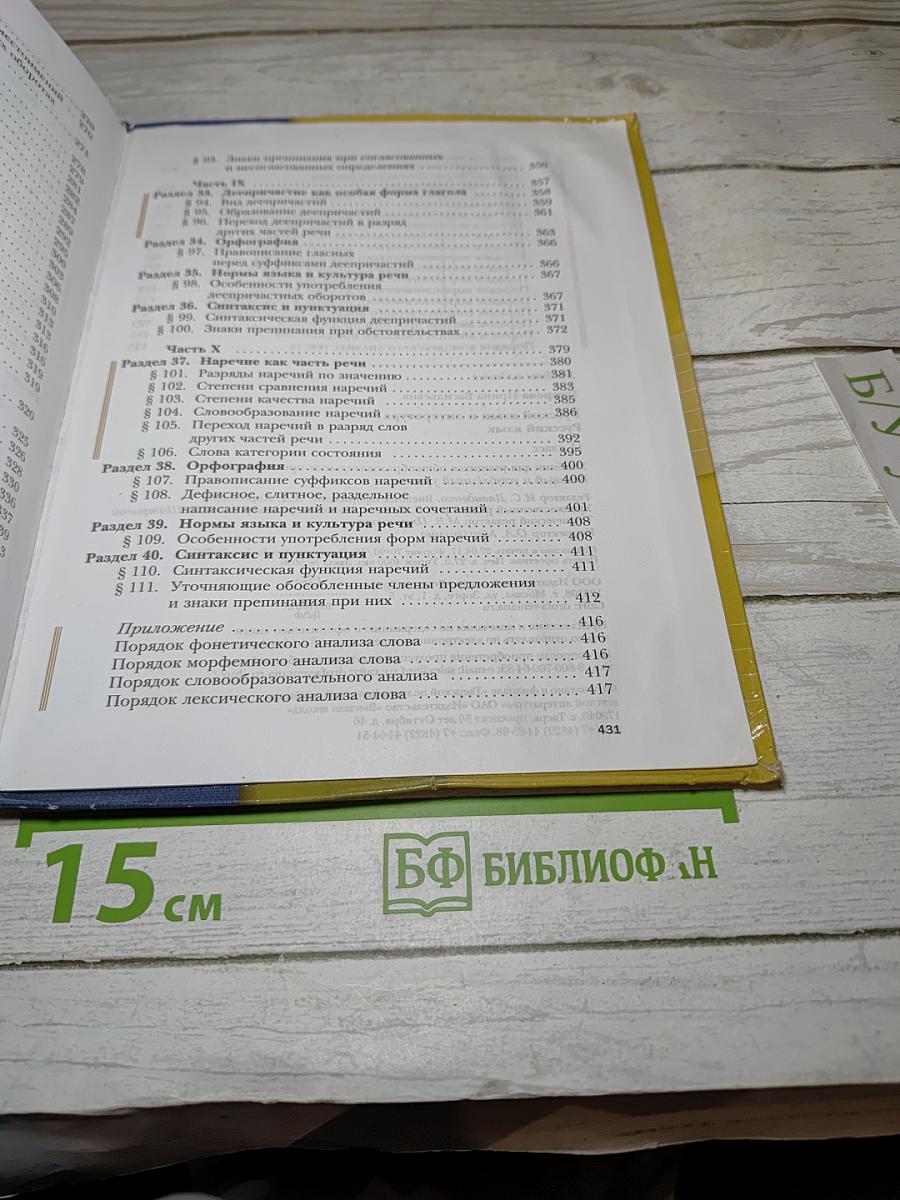 Русский язык 11 класс