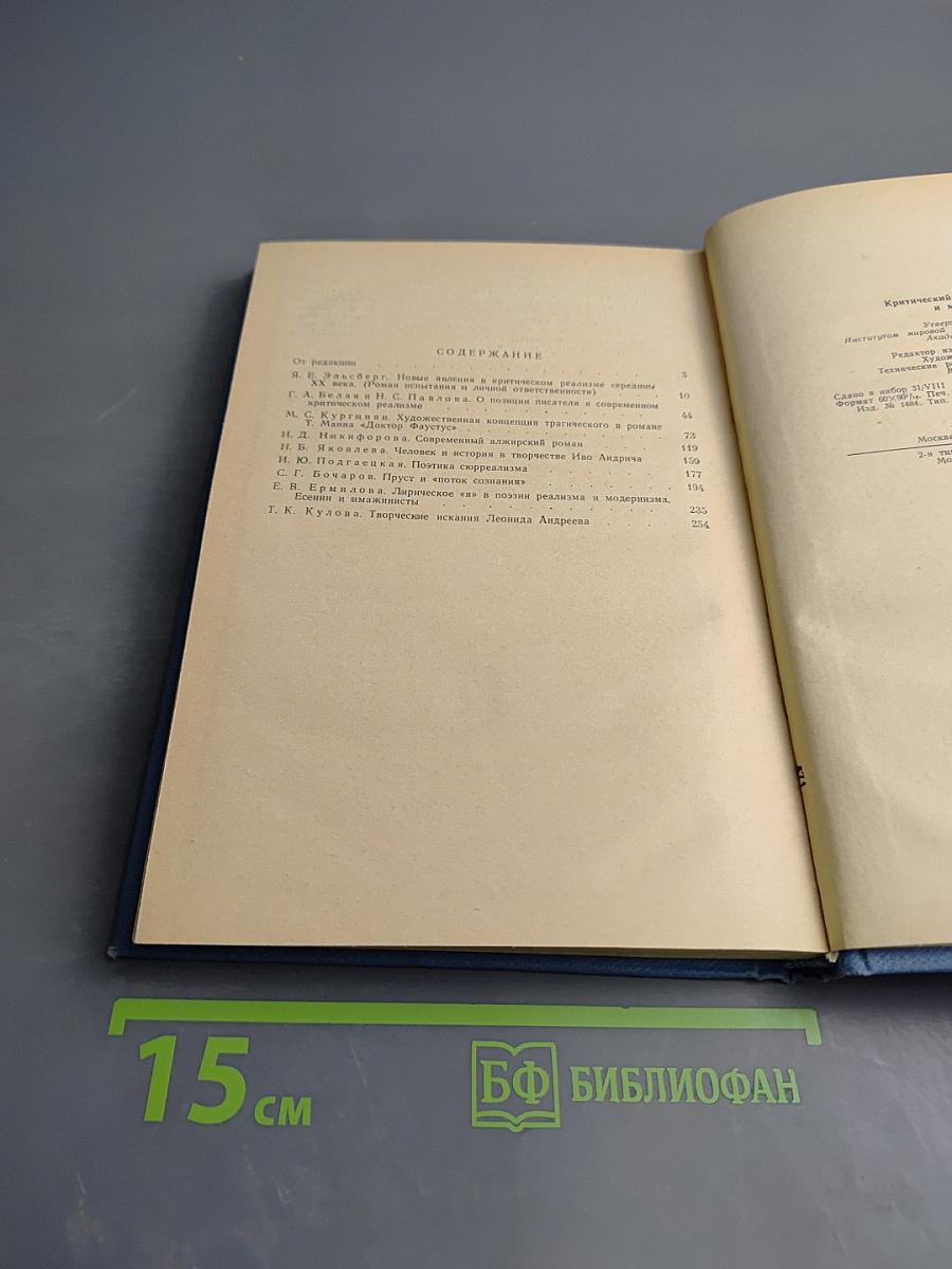 Критический реализм XX века и модернизм