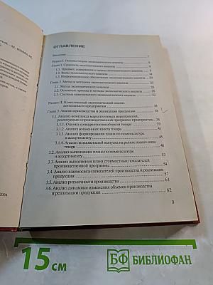 Экономический анализ деятельности предприятия