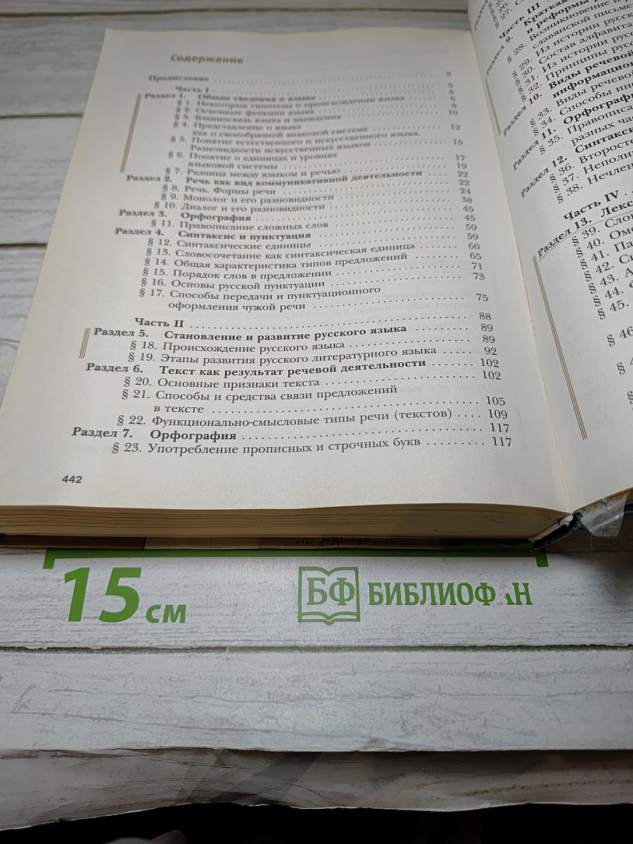 Русский язык 10 класс
