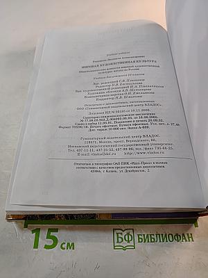 Мировая художественная культура 10 класс