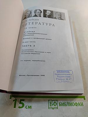 Литература, 10 класс, Часть 2