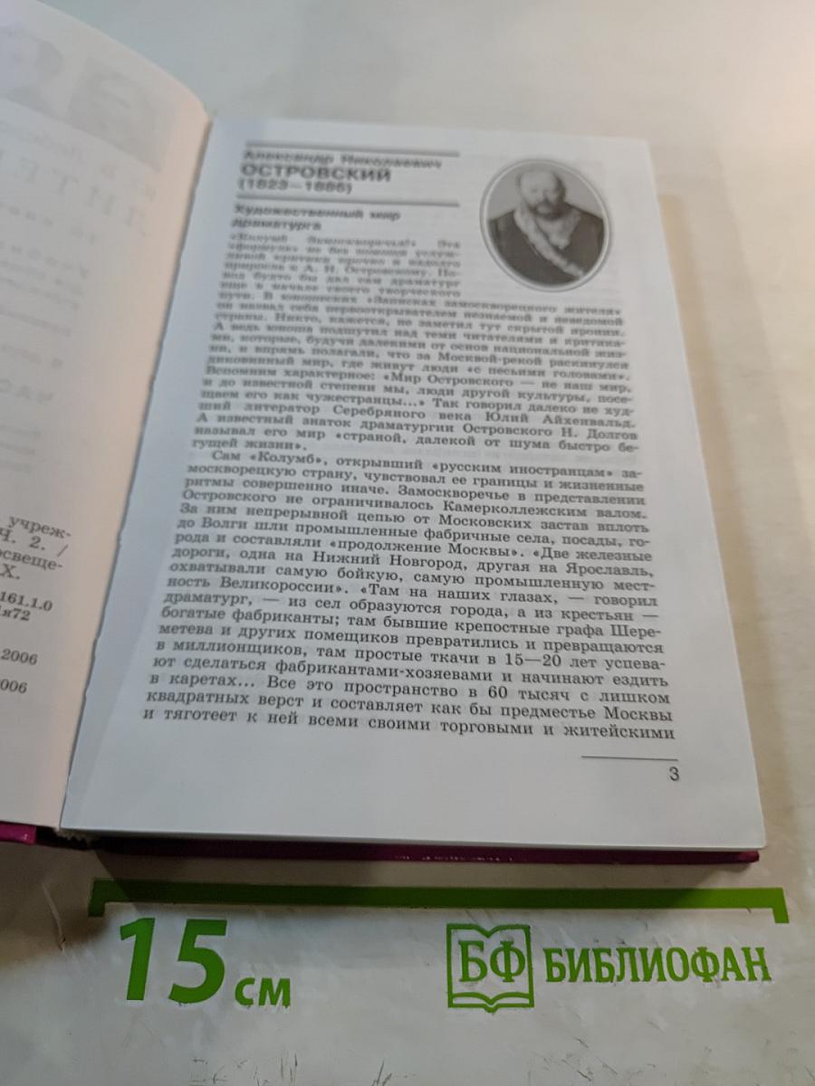 Литература, 10 класс, Часть 2