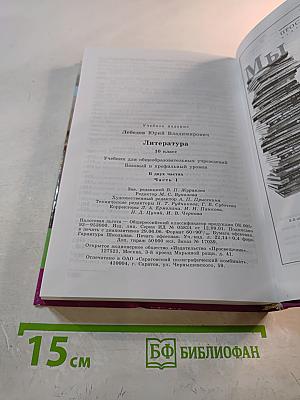 Литература 10 класс, Часть 1