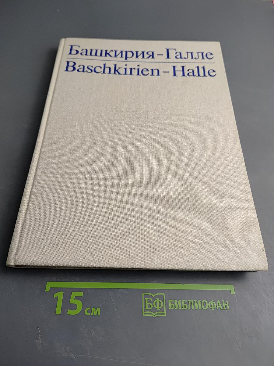 Башкирия-Галле. Братские связи