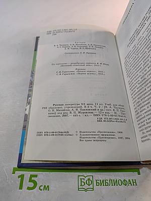 Русская литература XX века. 11 класс. Часть 2