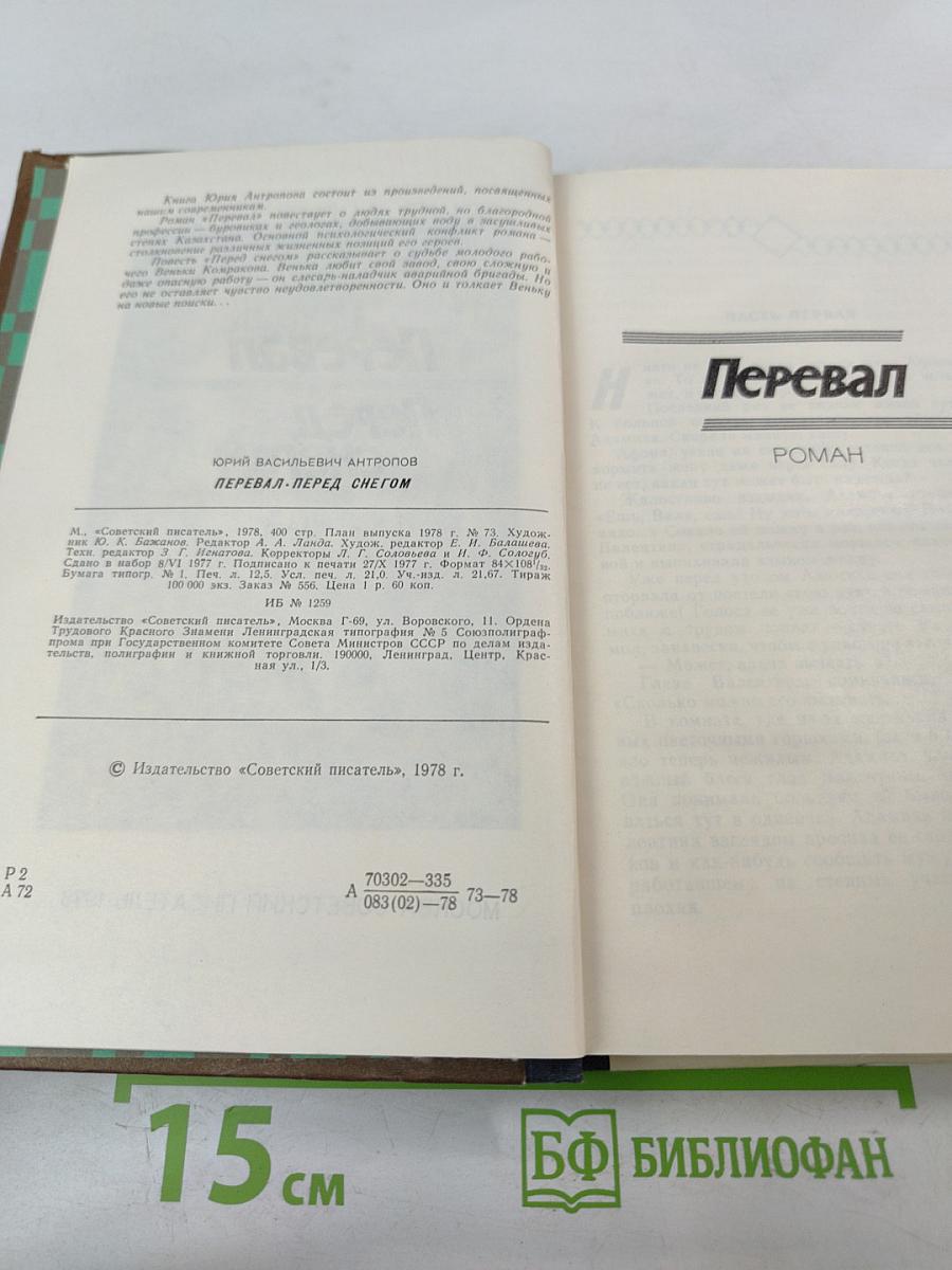 Перевал. Перед снегом