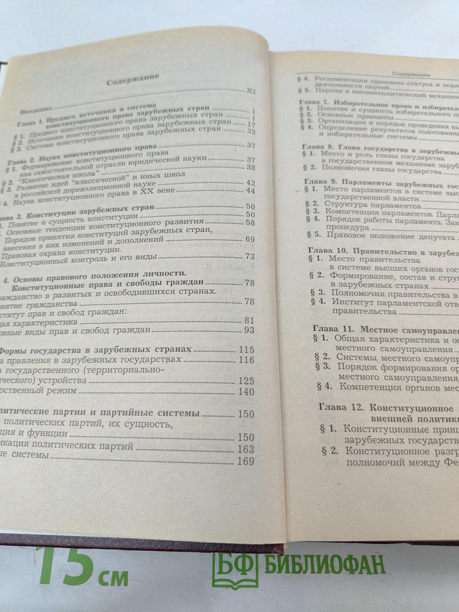 Конституционное право зарубежных стран