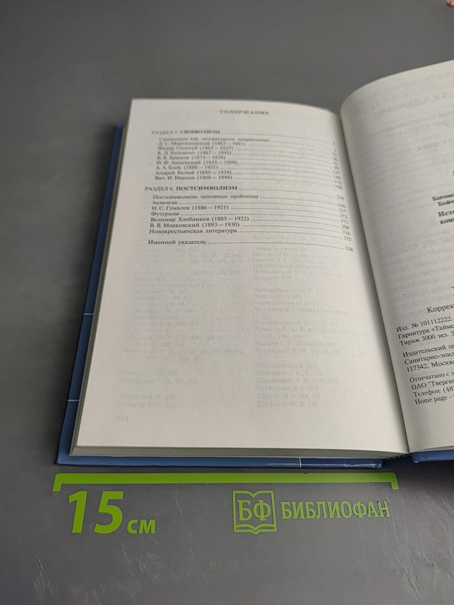 История русской литературы конца XIX – начала XX века. В двух томах. Том 2. Учебное пособие